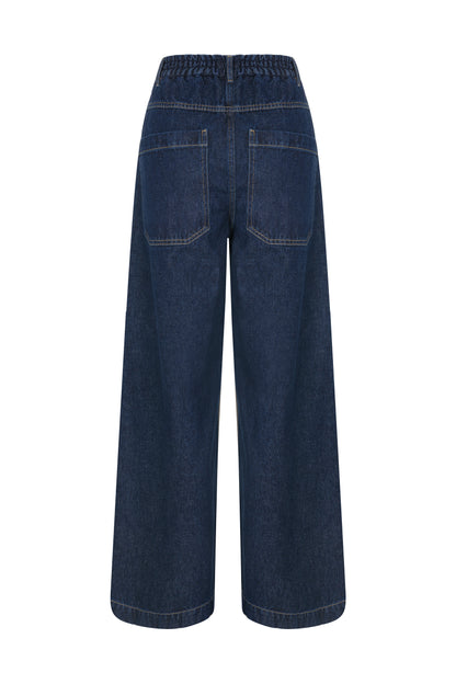Calça Pantalona Jeans