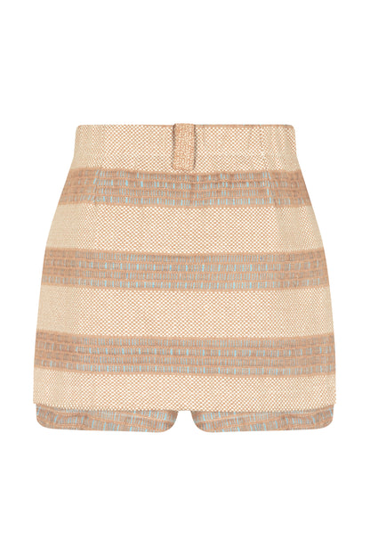 Shorts-Saia Bodrum Azul Bebê