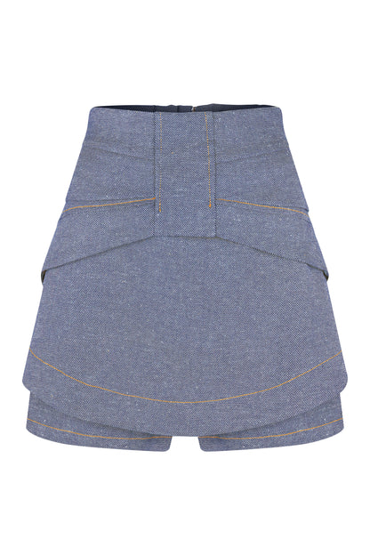 Shorts-saia Milão Azul