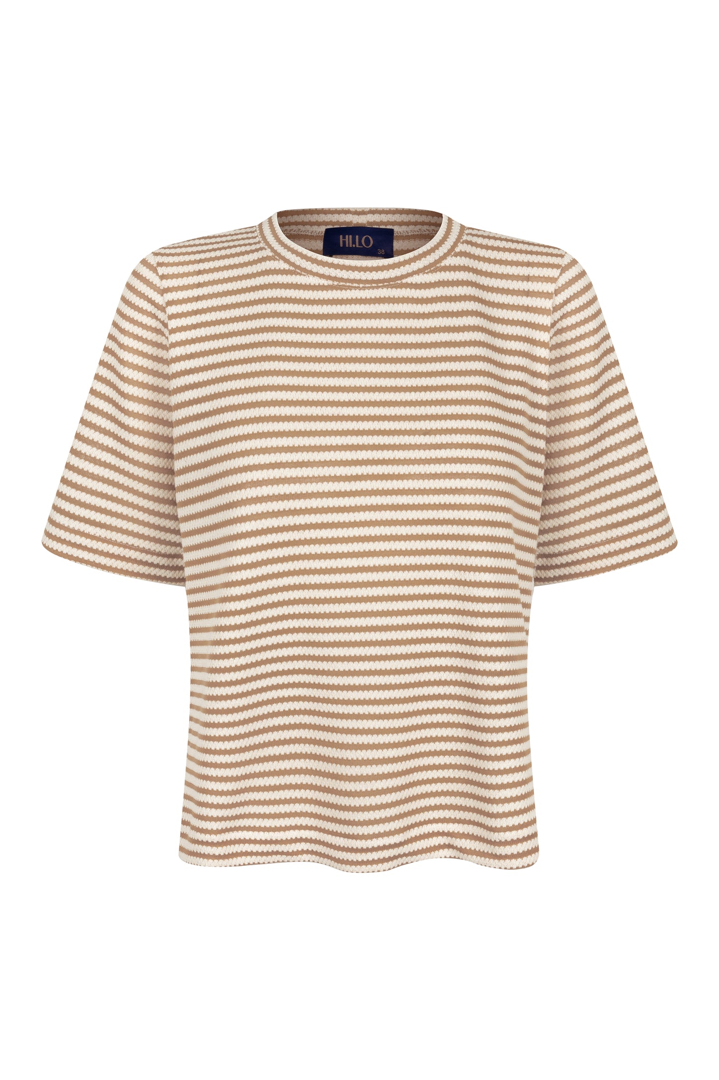 Camiseta Stripes Beige