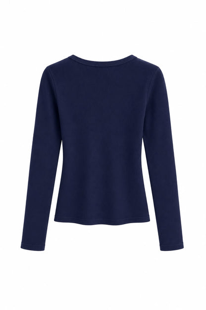 Blusa San Diego Manga longa Marinho