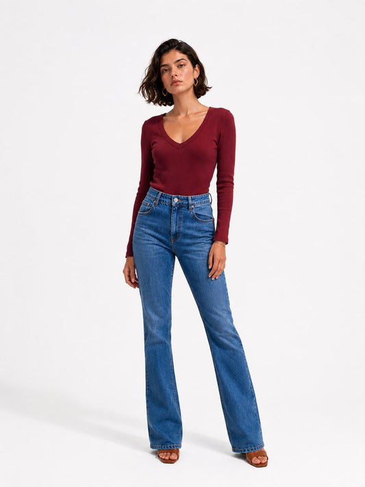 Blusa San Diego Manga Longa Vinho